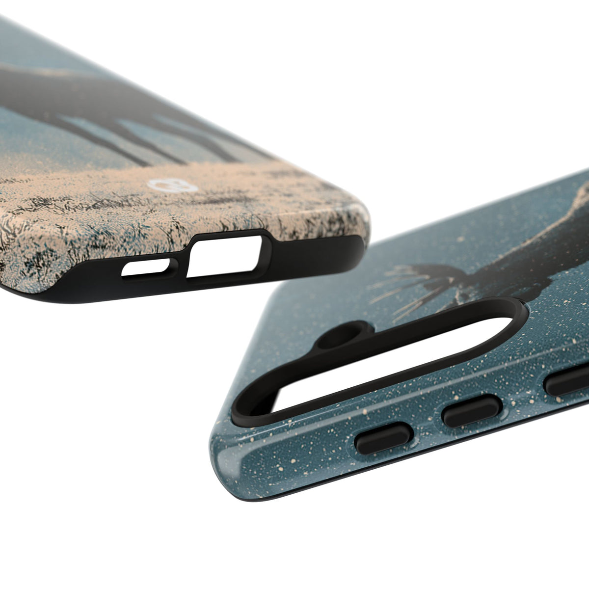 Nordic Boreal Moose · Tough Phone Case for Samsung · Blue