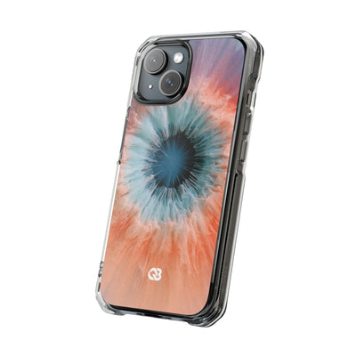 Radiant Aura Core · Clear Impact Magnetic Phone Case for iPhone · Orange