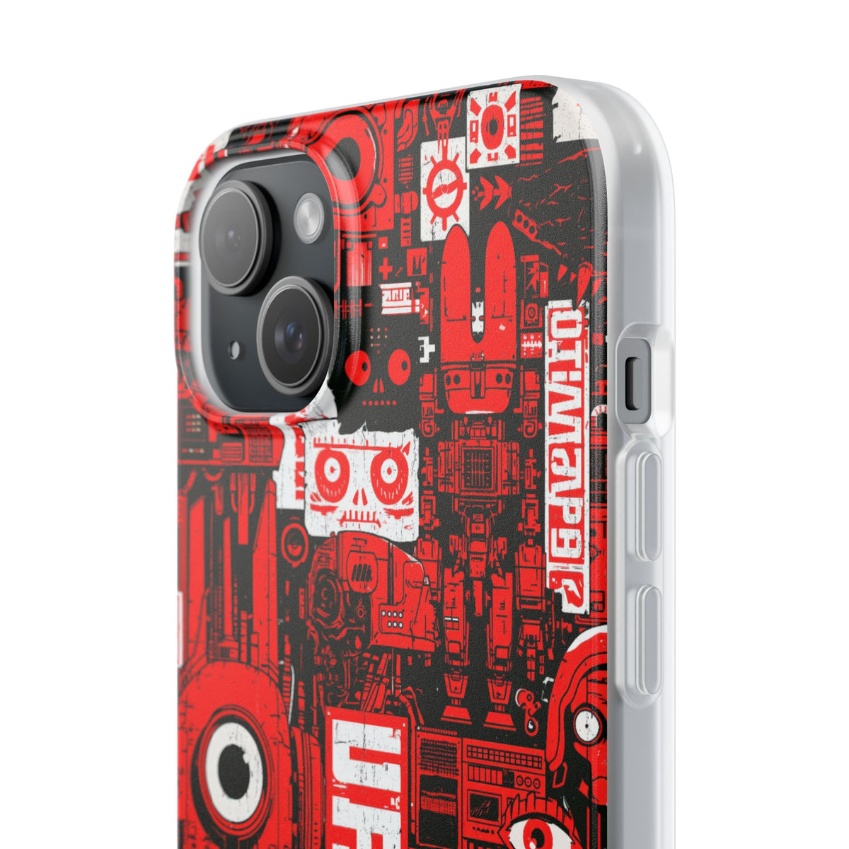 Neo Mecha Collage · Lite Phone Case for iPhone ·  Red