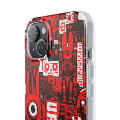 Neo Mecha Collage · Lite Phone Case for iPhone ·  Red