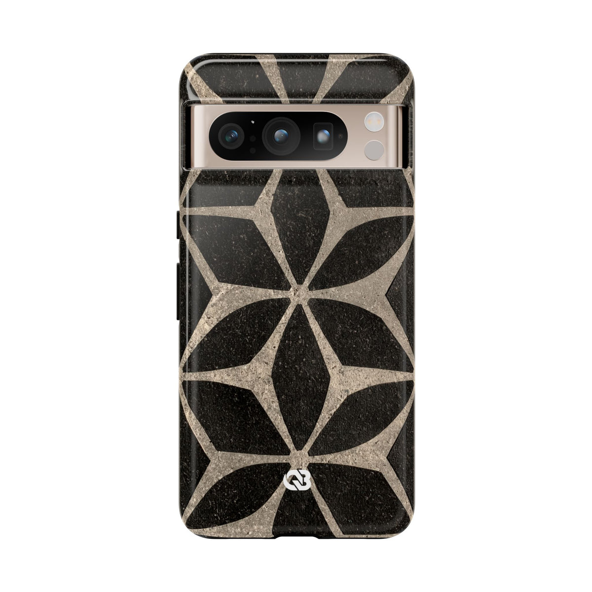 Concrete Mosaic Star · Tough Phone Case for Pixel ·  Black