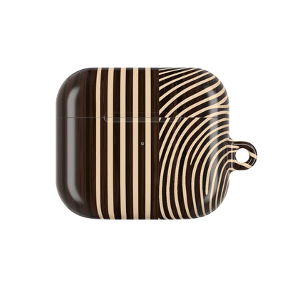 Timber Ring Contour · Hard Case for AirPods & AirPods Pro · Brown