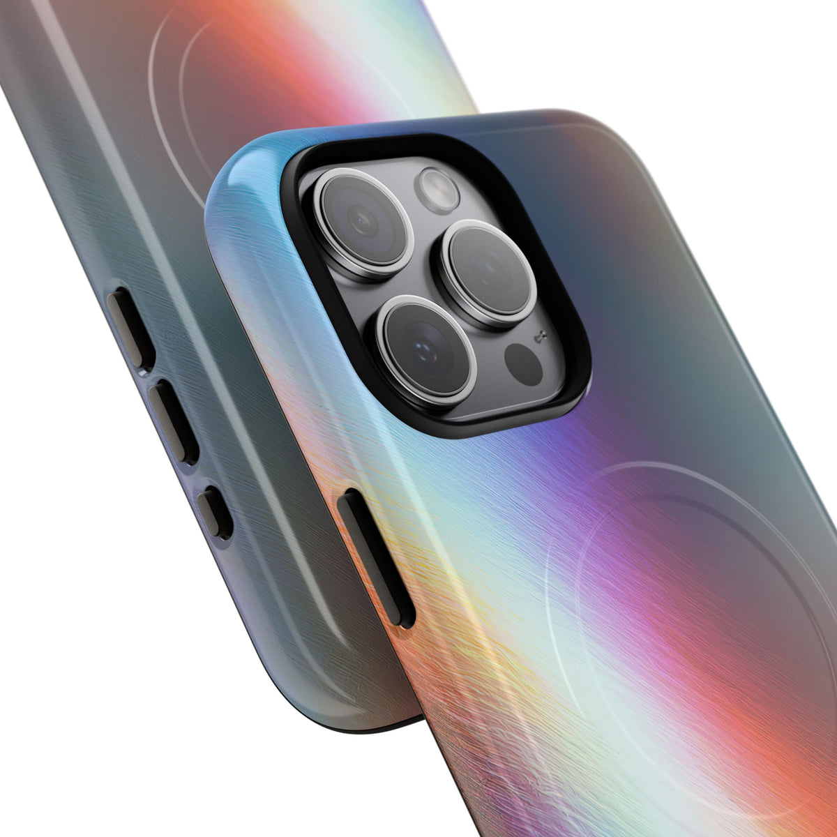 Prismatic Ray · Tough 2.0 Magnetic Phone Case for iPhone · Blue