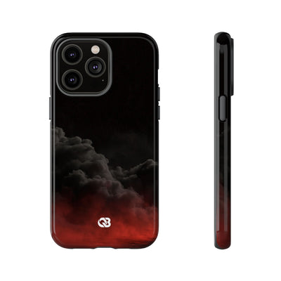 Crimson Fog Void · Tough Phone Case for iPhone · Black