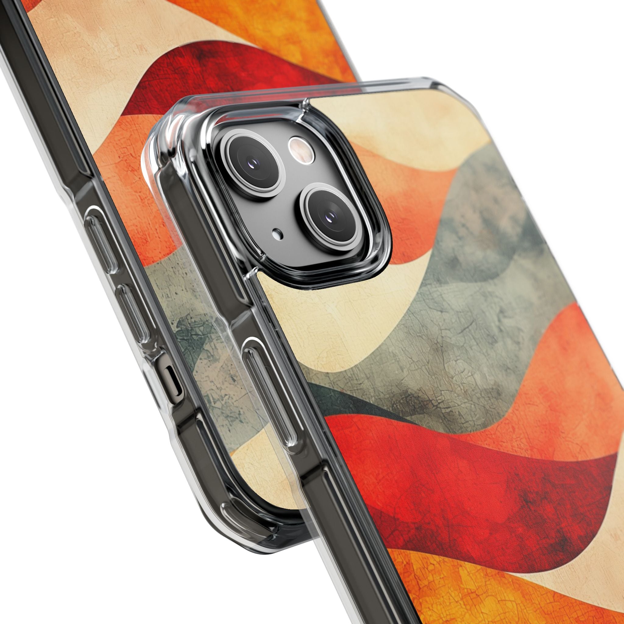 Cracked Wave Sunset iPhone 14 Plus Case - Impact
