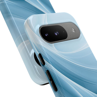 Blue Tough Phone Case for Google Pixel - Arctic Silk Drift