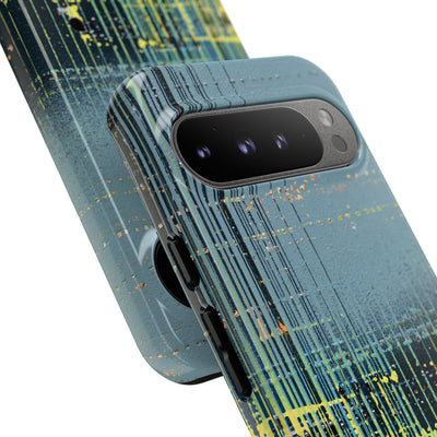 Acid Raster Circuit · Tough Phone Case for Pixel ·  Teal
