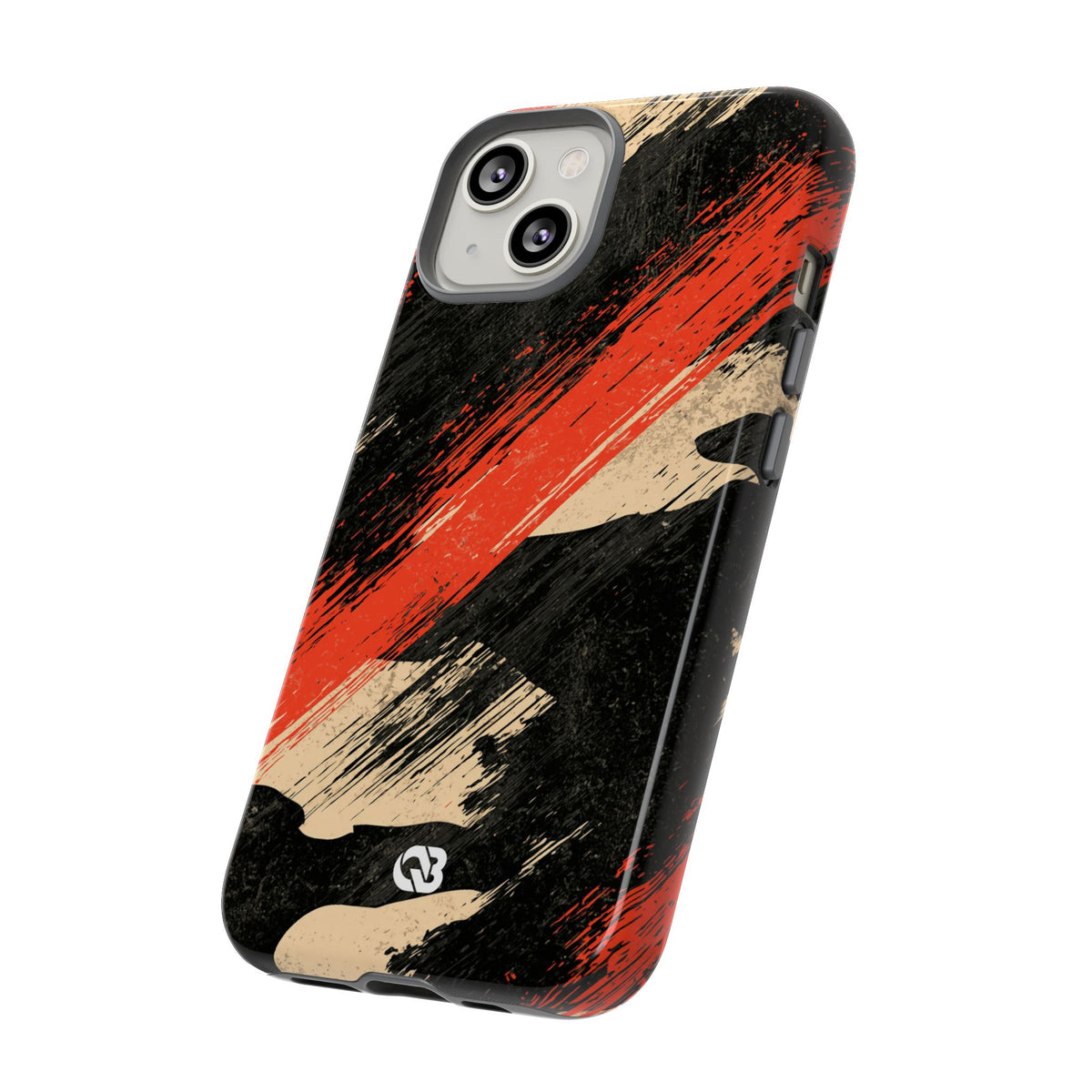 Urban Slash Camo · Tough Phone Case for iPhone · Black