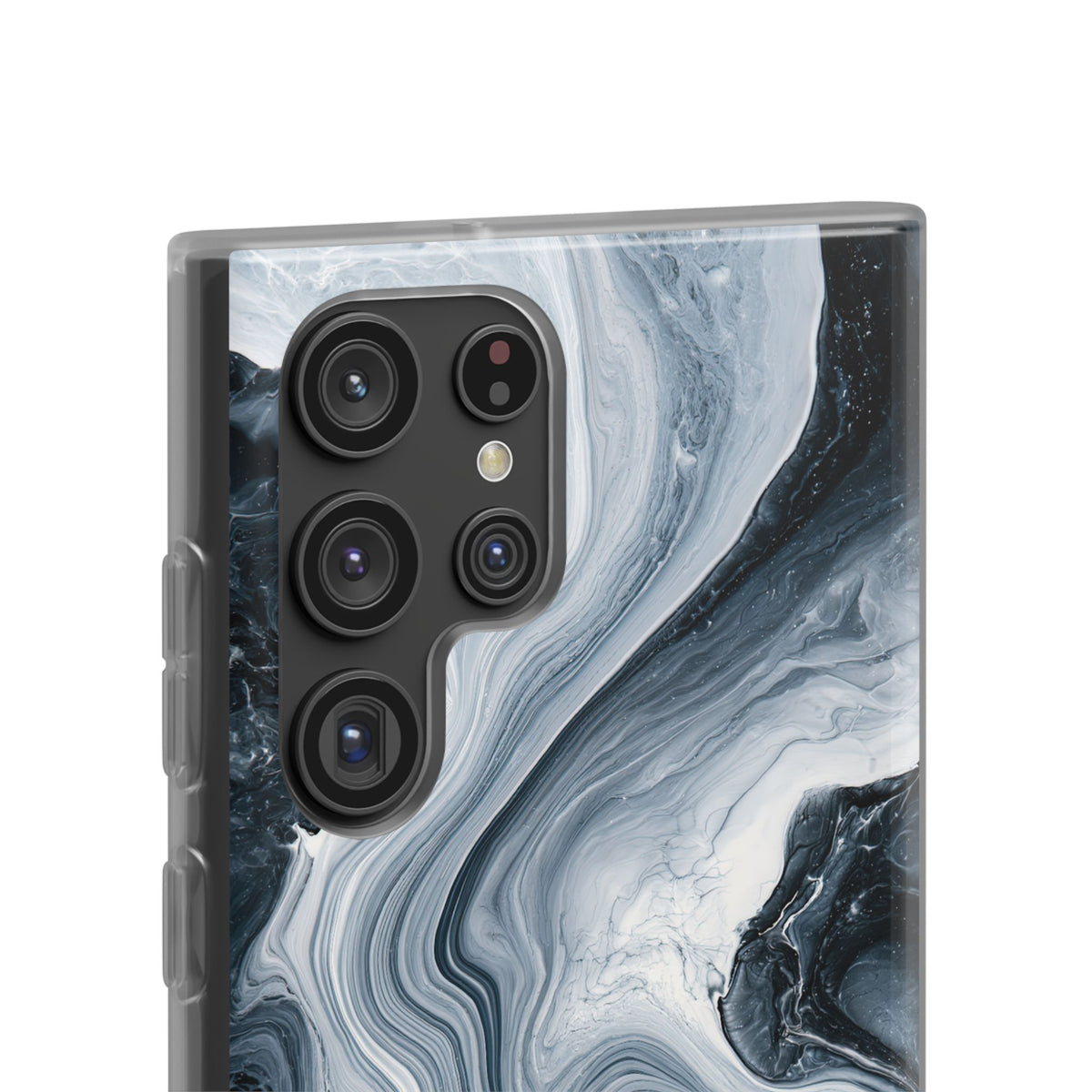 Suminagashi Ink Flow · Lite Phone Case for Samsung · Grey