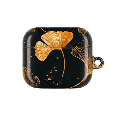 Gilded Ginkgo · Hard Case for AirPods & AirPods Pro · Gold