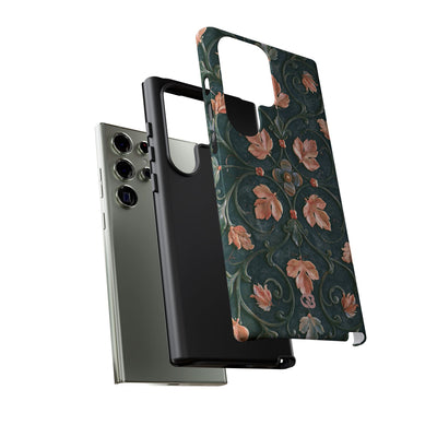 Florentine Rose Arabesque · Tough Phone Case for Samsung · Green