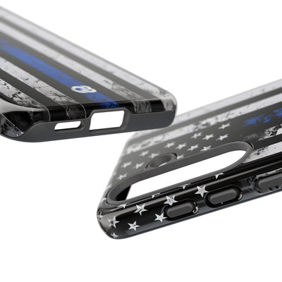 Gritty Cobalt Flag · Tough Handyhülle für Samsung