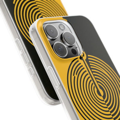 Yellow Lite Phone Case for iPhone - Voltage Sector Pulse