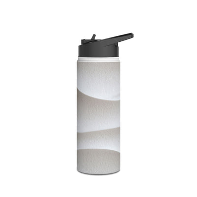 Sculpted Dune Relief · Insulated Water Bottle · White