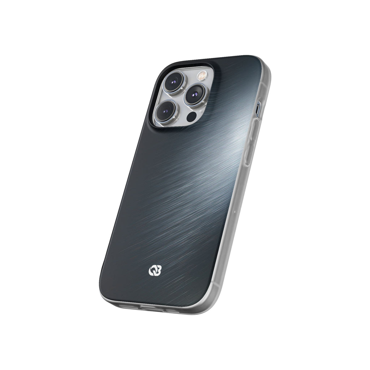 Brushed Obsidian Steel · Lite Phone Case for iPhone ·  Grey