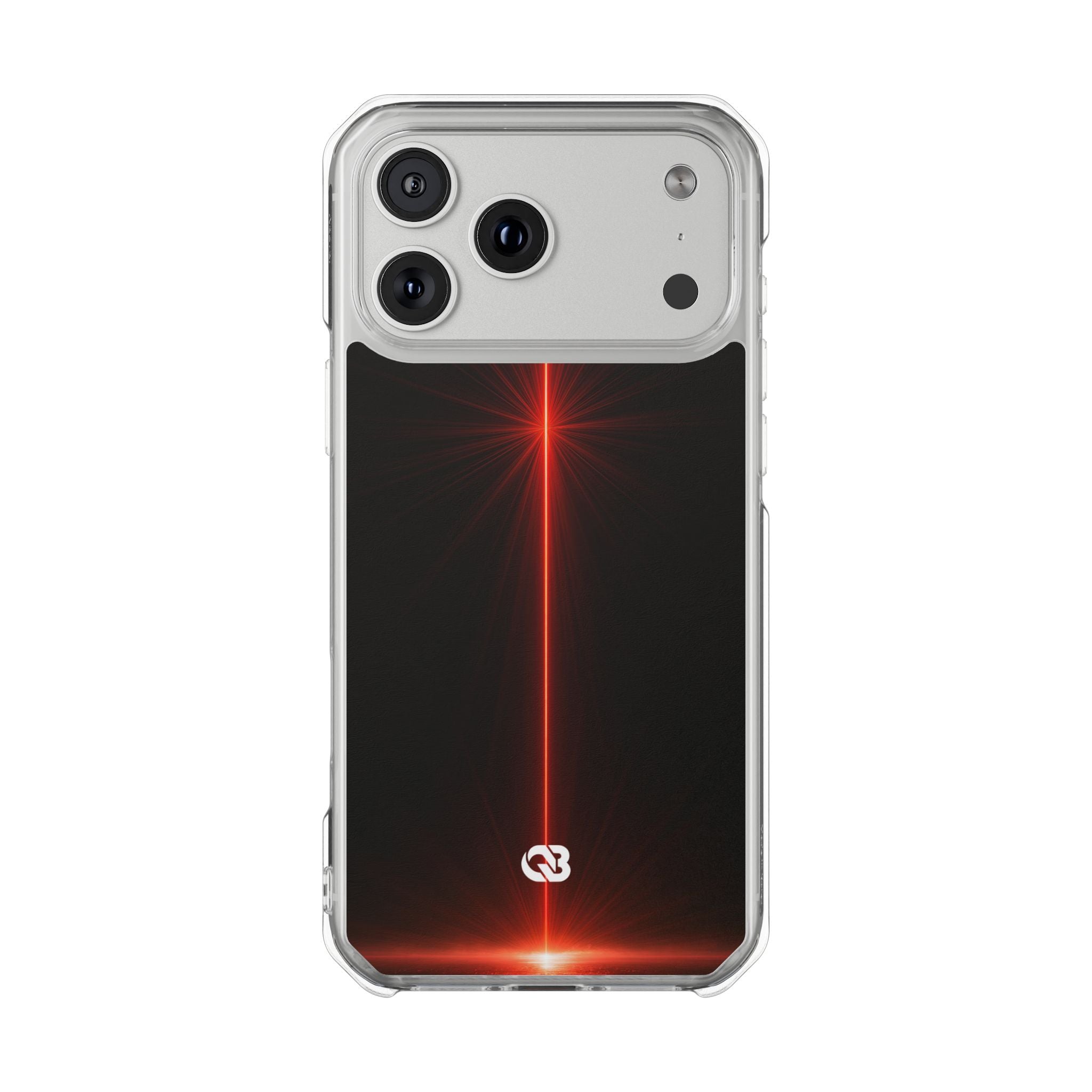 Red Impact MagSafe Phone Case for iPhone - Crimson Flare Vector