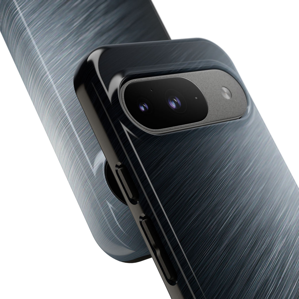 Brushed Obsidian Steel · Tough Phone Case for Pixel ·  Grey