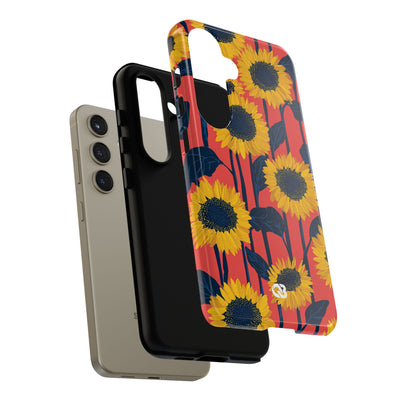 Solar Navy Bloom · Tough Phone Case for Samsung