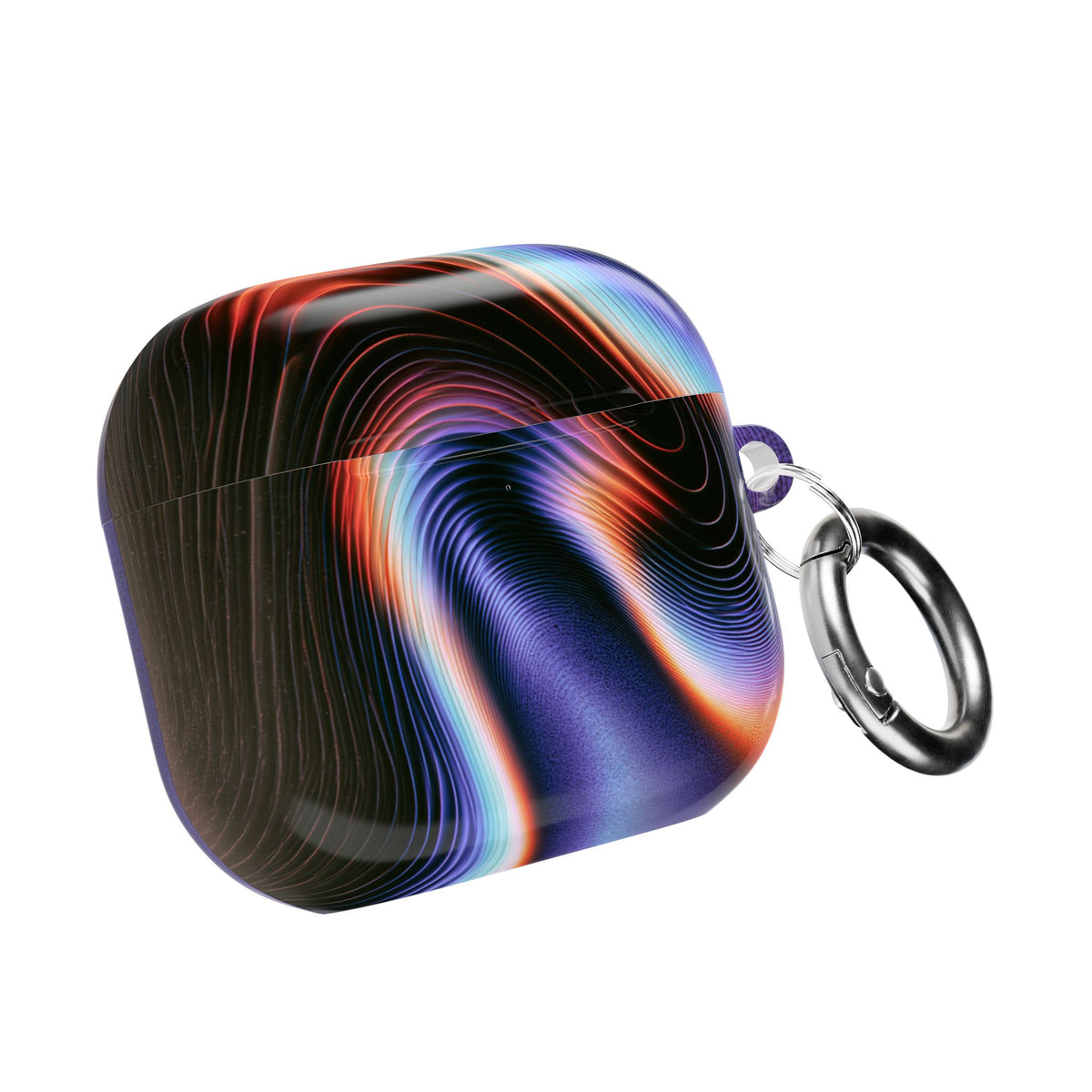 Prismatic Resonance · Hard Case for AirPods & AirPods Pro · Purple