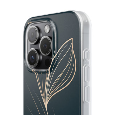 Teal Lite Phone Case for iPhone - Sandstone Silk Flora