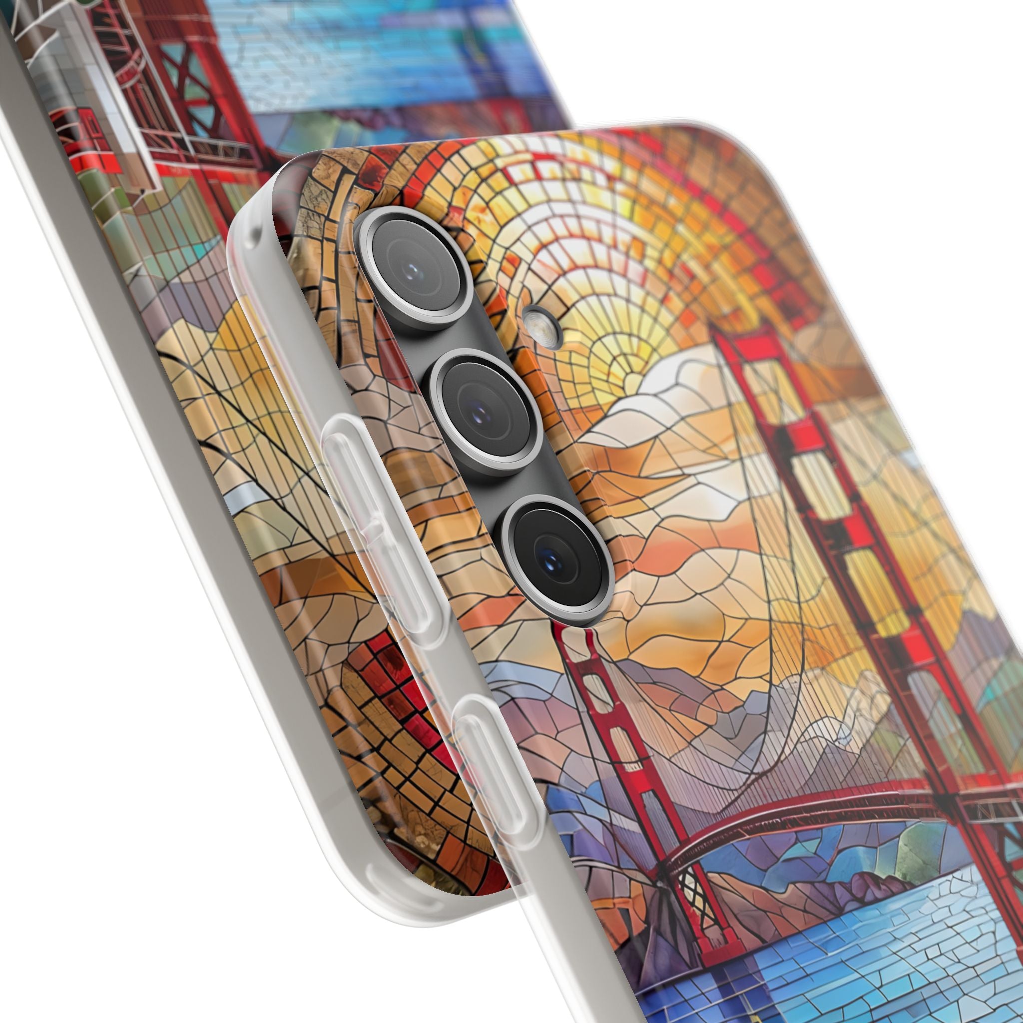 Crimson Arch Coast · Soft Custodia per Samsung