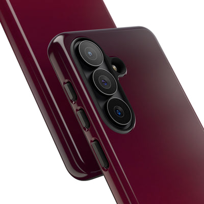 Red Tough Phone Case for Samsung - Deep Sangria Gradient