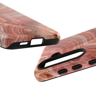 Blushing Rose Strata · Tough Phone Case for Samsung · Pink