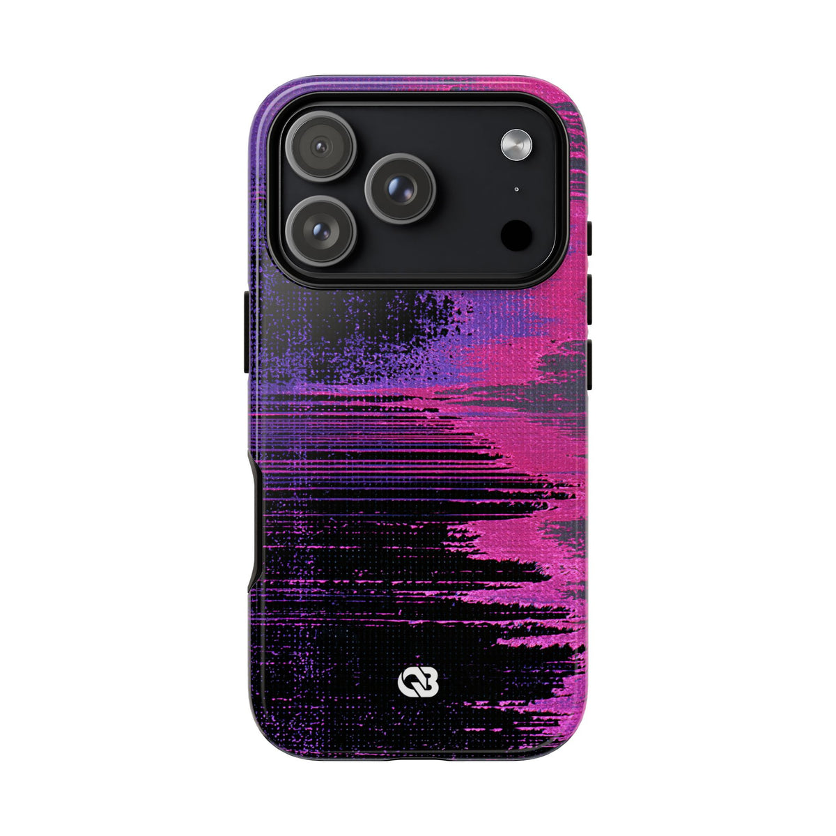 Neon Signal Shift · Tough Phone Case for iPhone · Purple