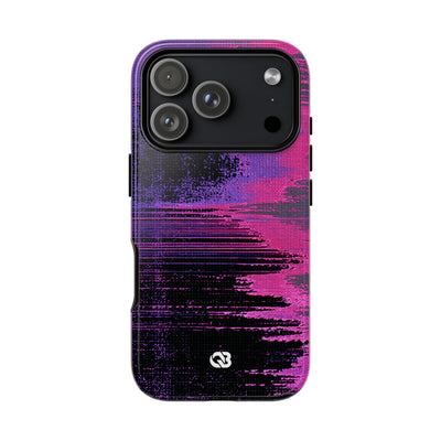 Neon Signal Shift · Tough Phone Case for iPhone · Purple