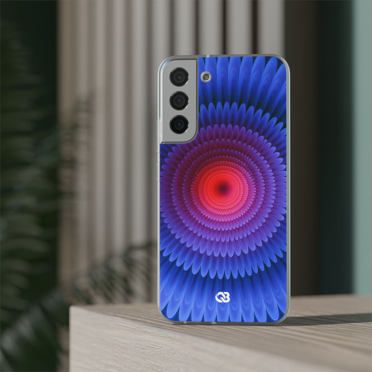 Radial Spectrum Bloom · Lite Phone Case for Samsung · Blue