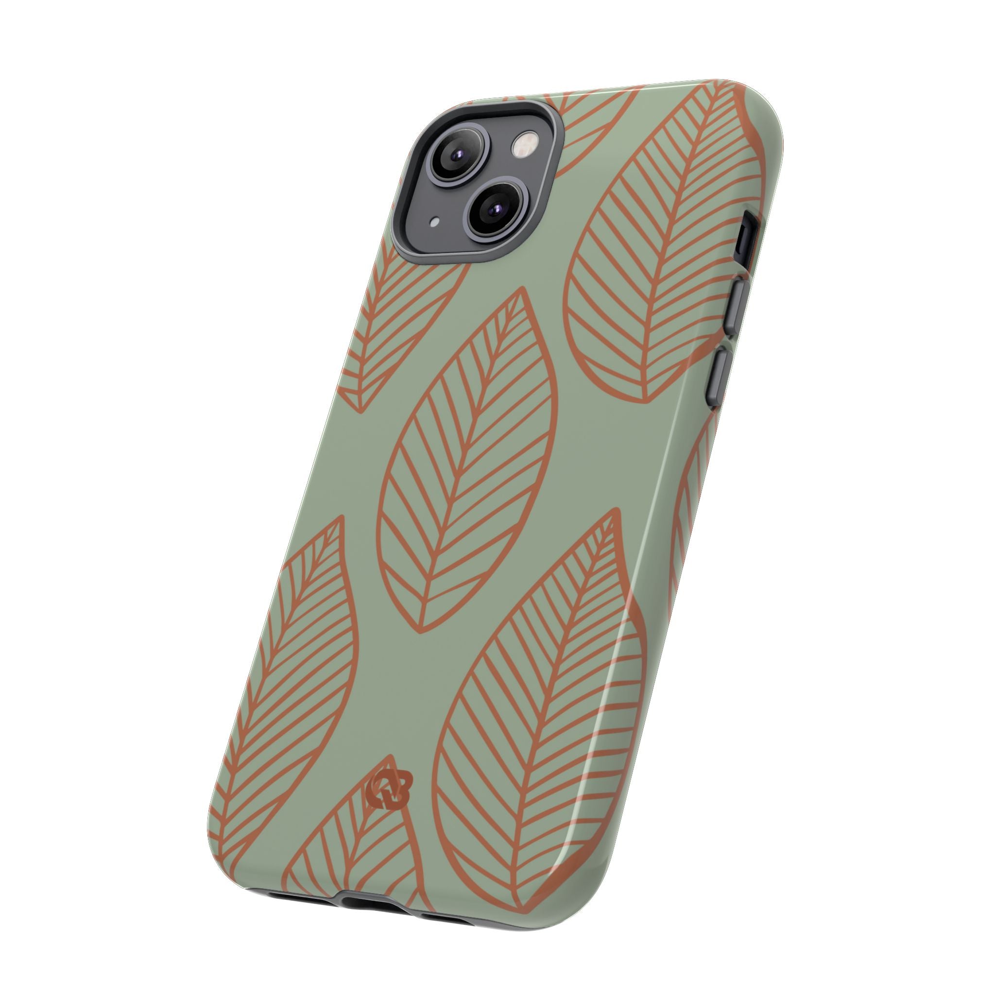 Sage Earth Leaves · Tough Phone Case for iPhone