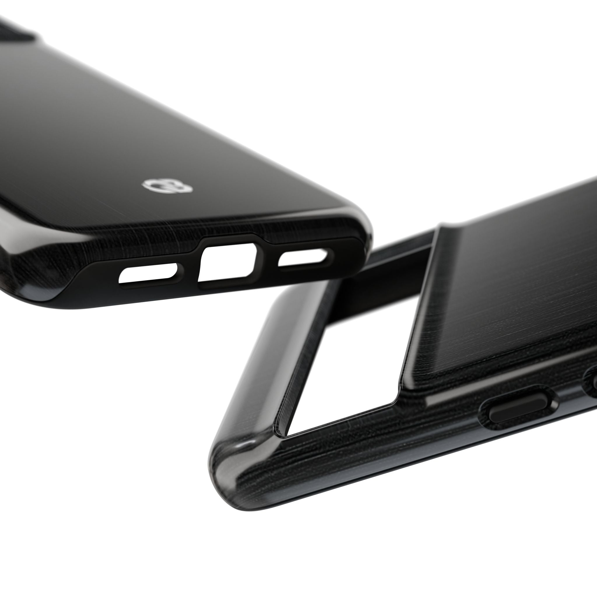 Black Tough Phone Case for Google Pixel - Brushed Obsidian Slate