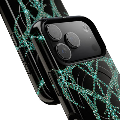 Teal Cyber Sigil · Tough 2.0 Magnetic Phone Case for iPhone · Teal