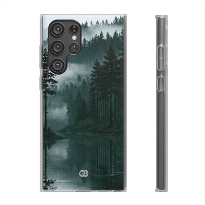 Green Lite Phone Case for Samsung - Misty Evergreen Mirror