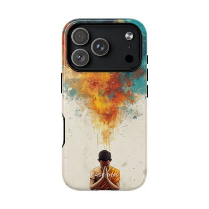 Meditative Glow iPhone 17 Pro Case - Tough+ - CASE•BOB
