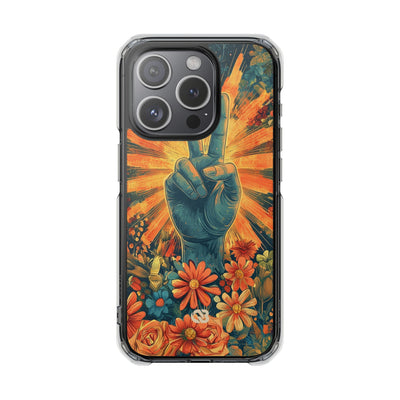 Radiant Peace Bloom · Impact etui na telefon dla iPhone · MagSafe