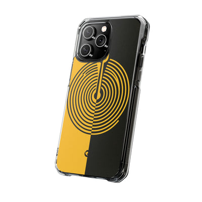 Yellow Impact MagSafe Phone Case for iPhone - Voltage Sector Pulse