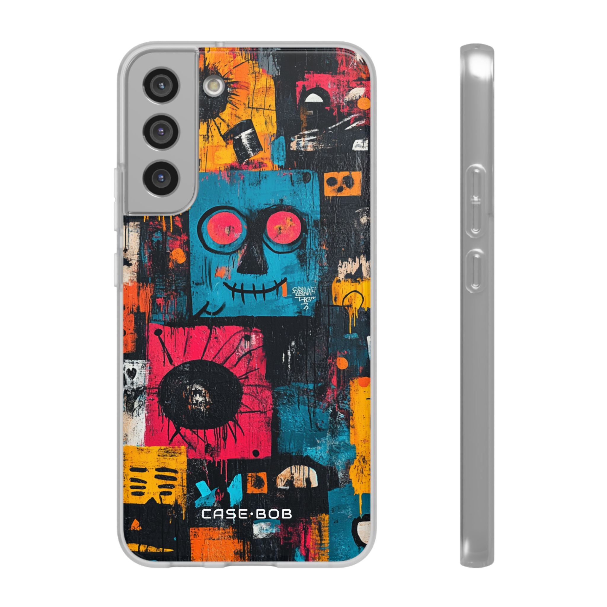 Sininen ommel hymy Samsung S22 Plus -pehmeä suojus