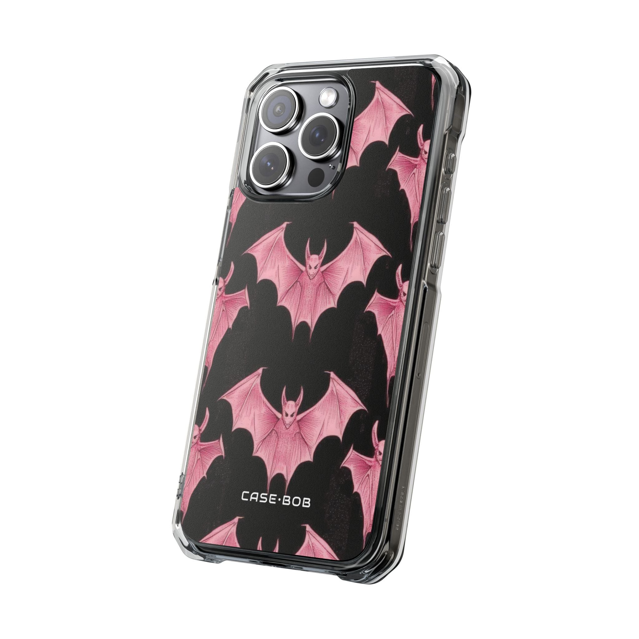 Pink Batwave iPhone 15 Pro Max - Impact suojakotelo