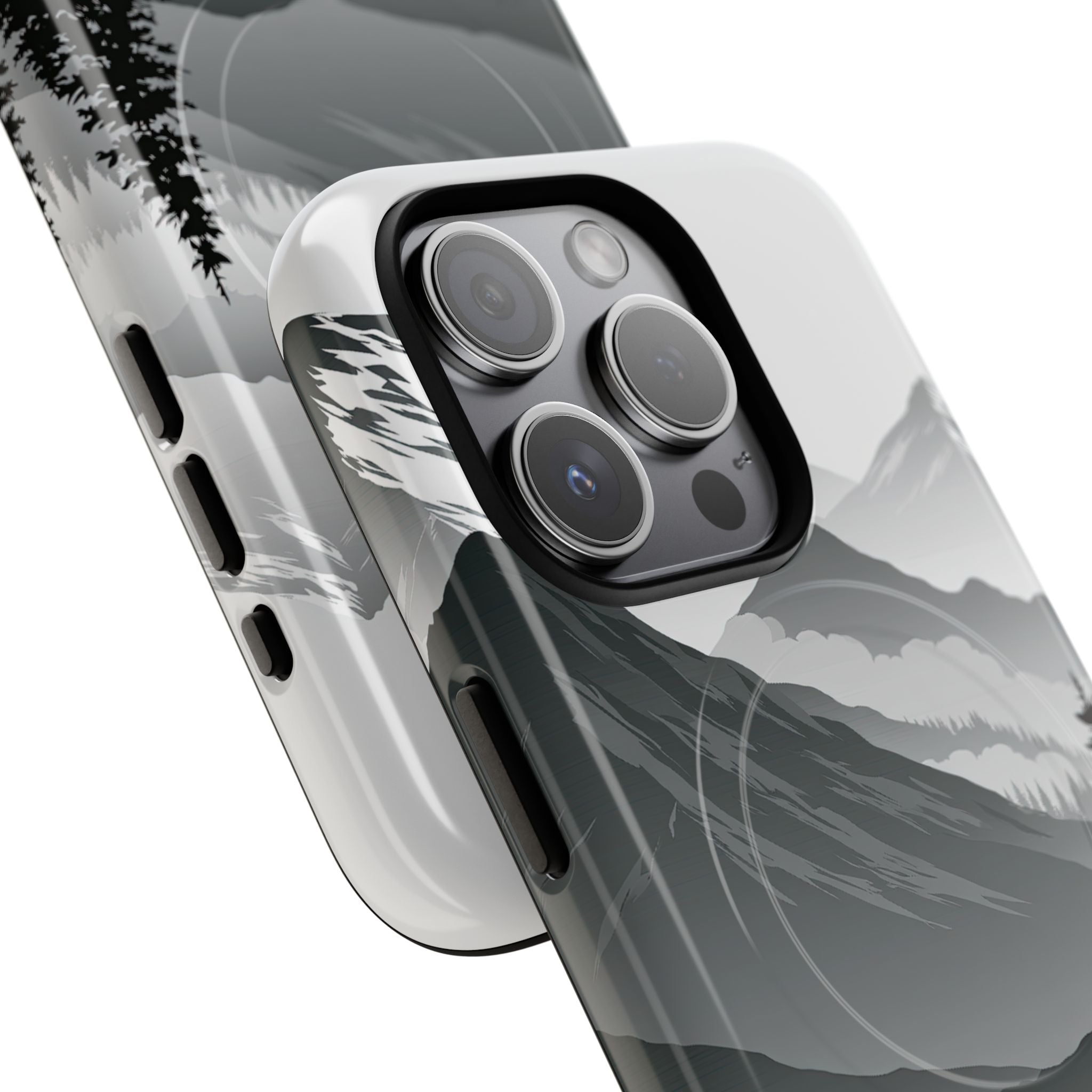 Grey Tough 2.0 Magsafe Phone Case for iPhone - Granite Ridge Mist
