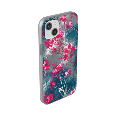 Cyber Blossom · Lite Phone Case for iPhone ·  Teal