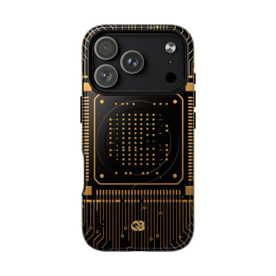 Gold Tough 2.0 Magsafe Phone Case for iPhone - Cyber Gold Processor