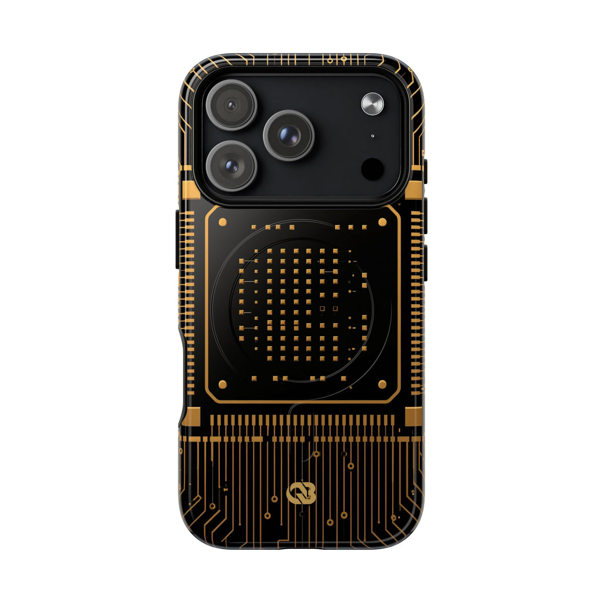 Golden Circuit Architecture · Tough 2.0 Magnetic Phone Case for iPhone · Gold