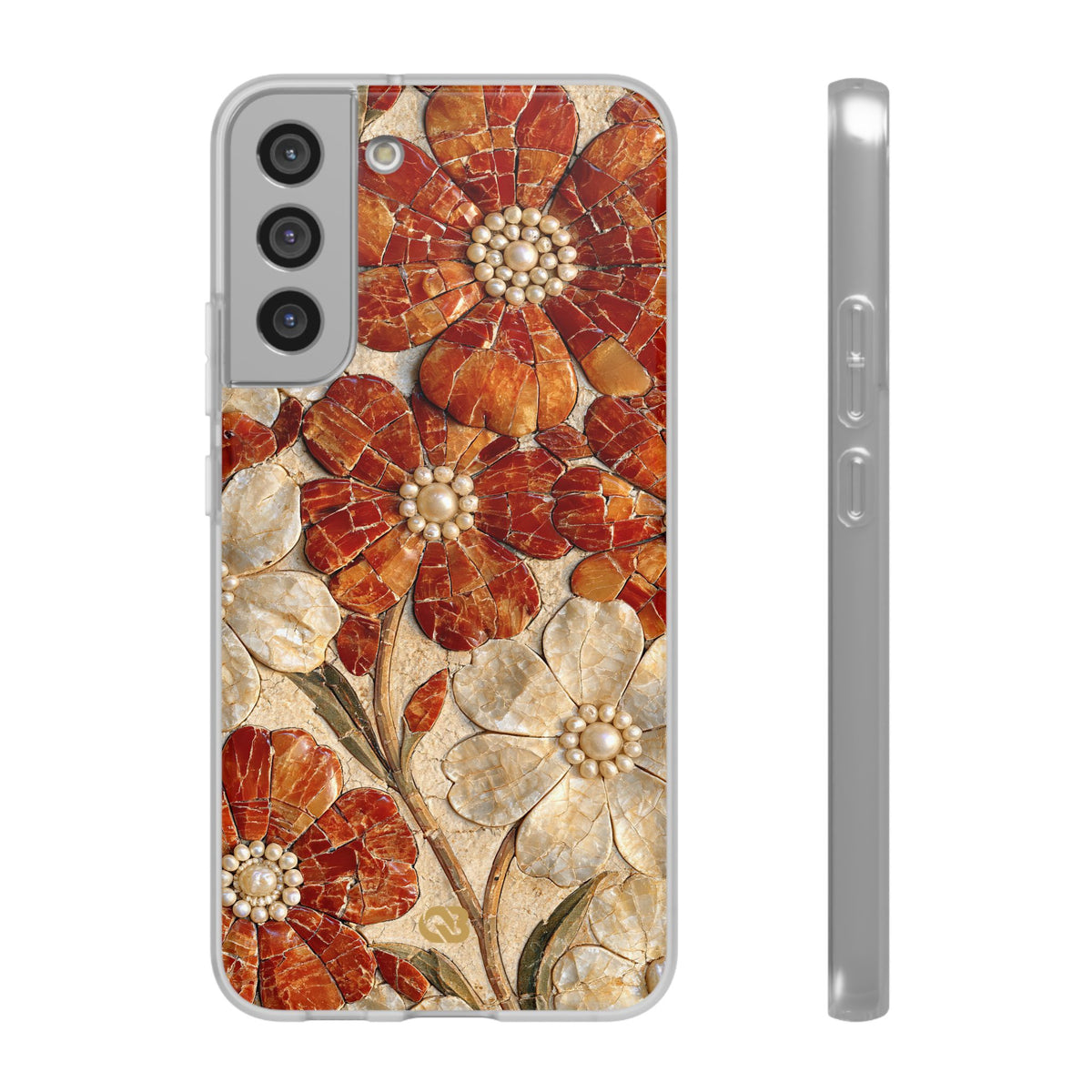 Carnelian Pearl Bloom · Lite Phone Case for Samsung · Orange