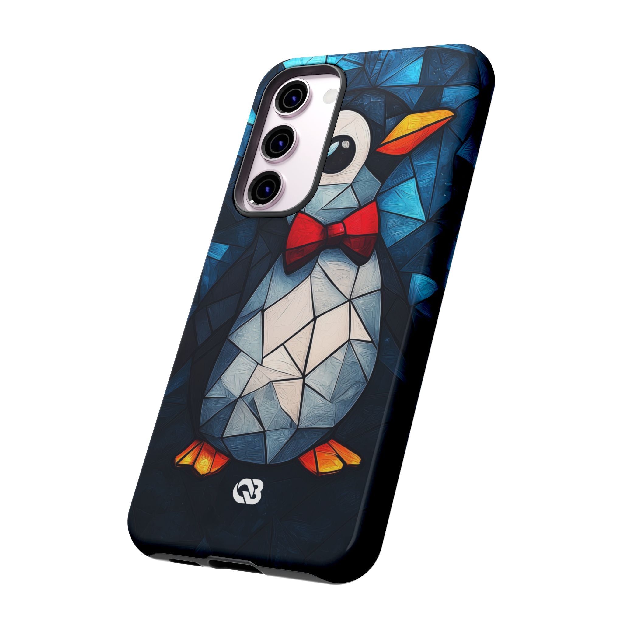 Mosaic Bowtie Penguin · Tough Hoesje voor Samsung