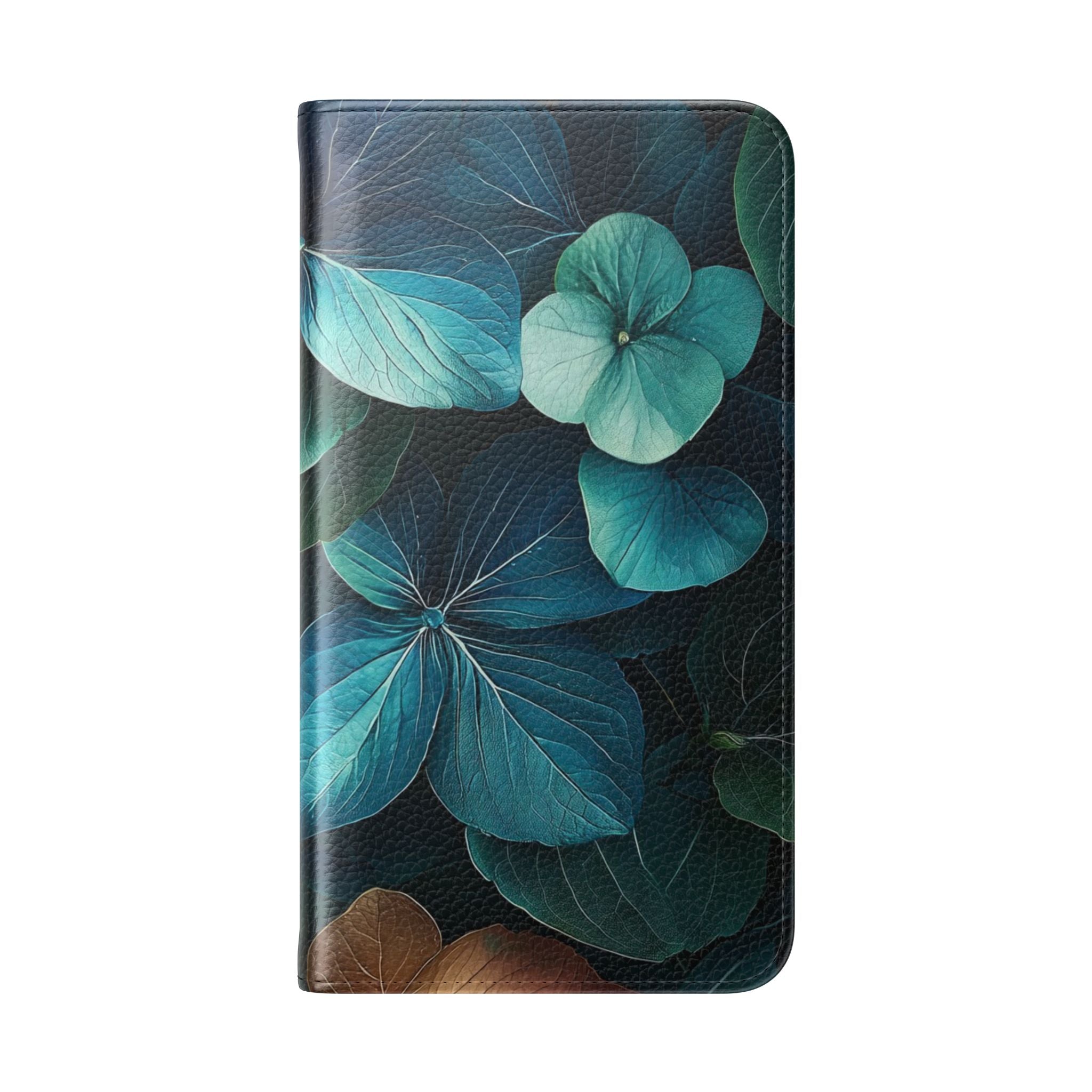 Teal Bloom - Samsung S23 Case - Lompakko