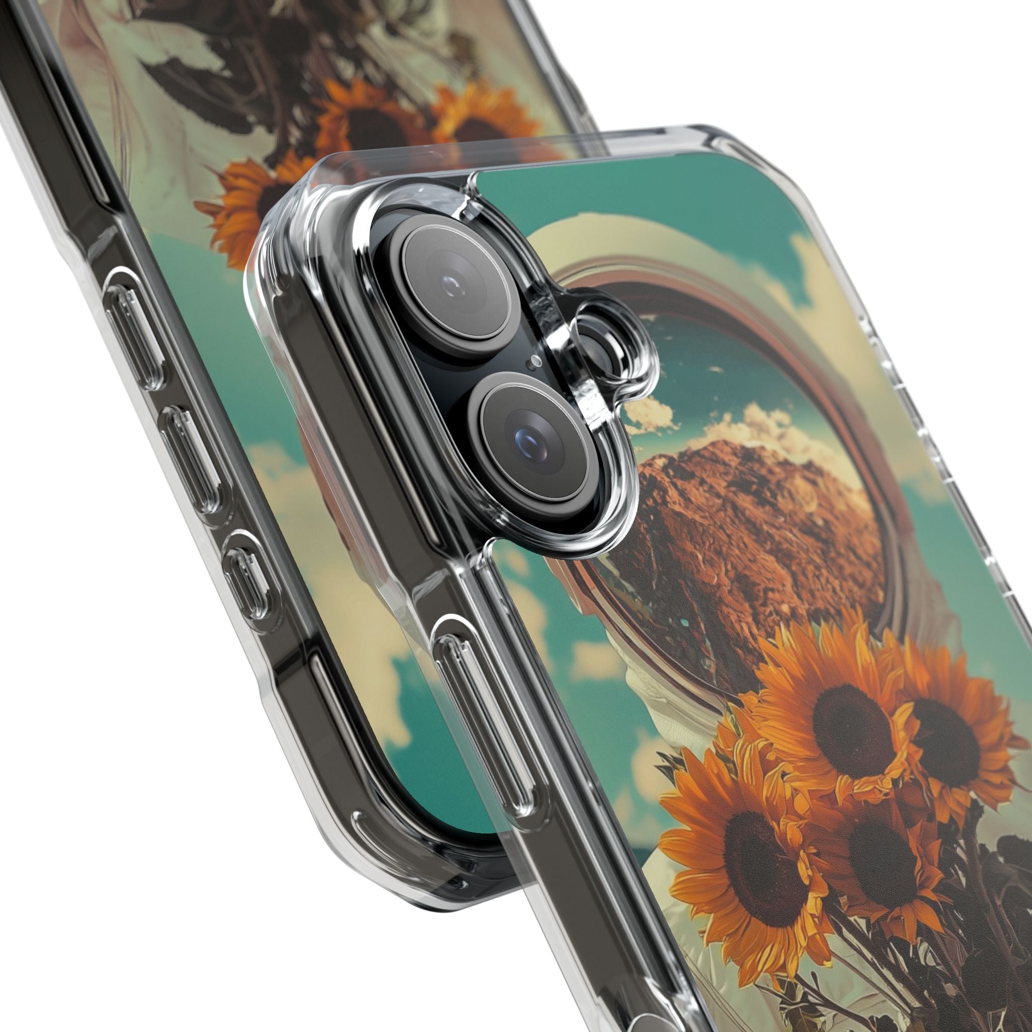 Sunflower Astronaut iPhone 16 Case - Impact - CASE•BOB