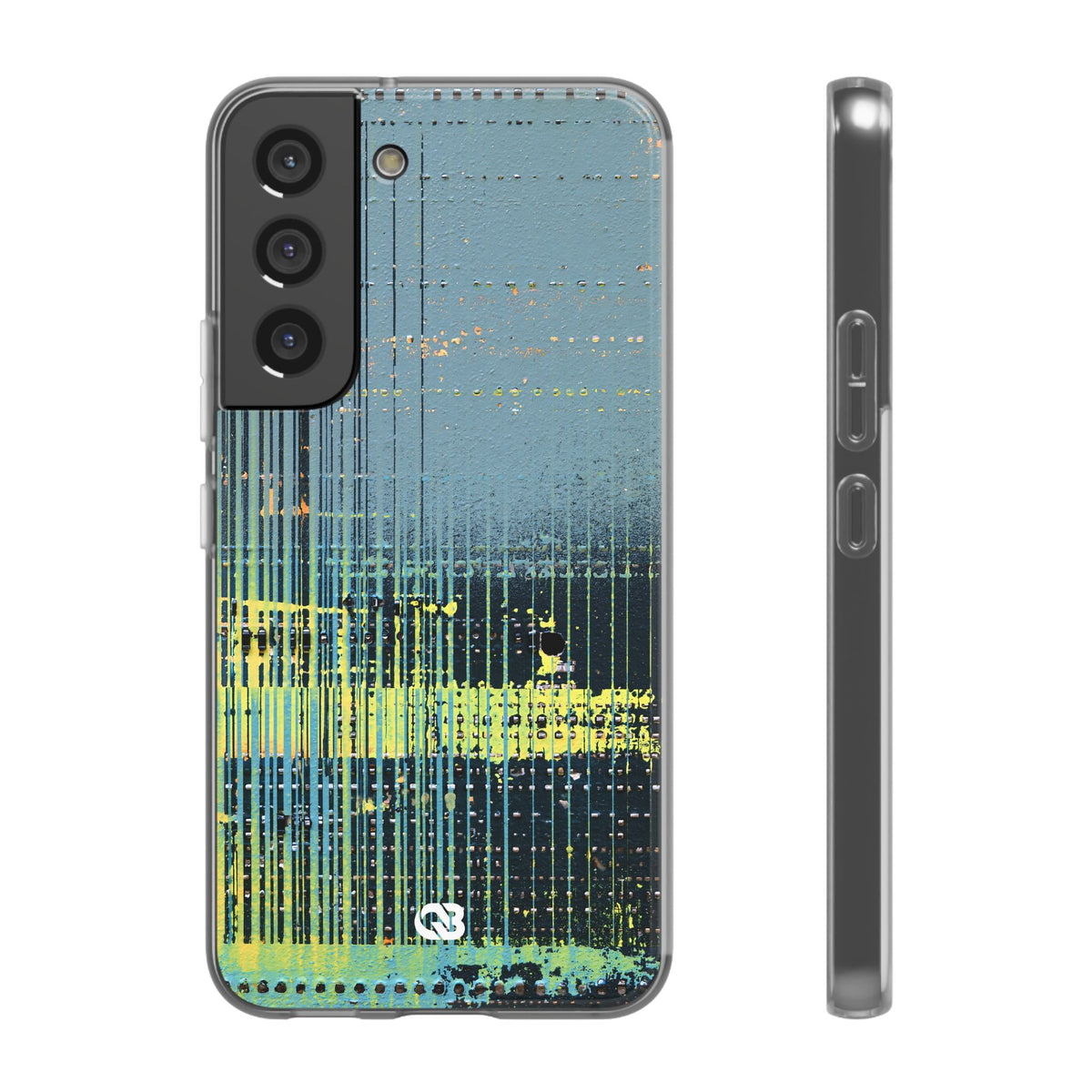 Acid Raster Circuit · Lite Phone Case for Samsung · Teal