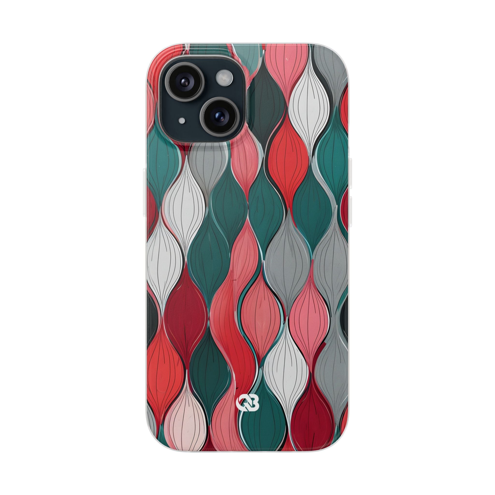 Slate Rose Ripple · Soft Phone Case for iPhone