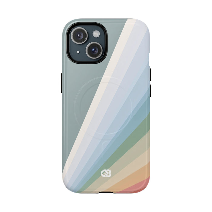 Prismatic Ray · Tough 2.0 Magnetic Phone Case for iPhone · Grey